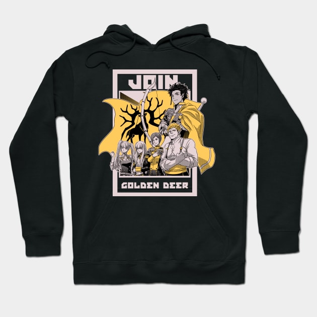 Join Golden Dear Hoodie by CoinboxTees